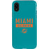 NFL Miami Dolphins Teal Performance Series iPhone XR Pro Case