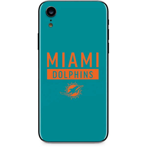 NFL Miami Dolphins Teal Performance Series iPhone XR Skin