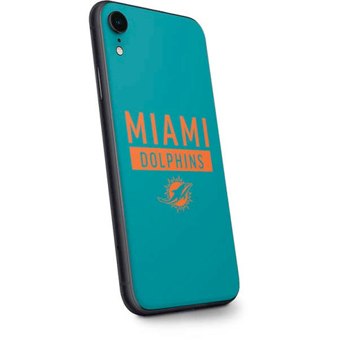 NFL Miami Dolphins Teal Performance Series iPhone XR Skin