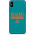 NFL Miami Dolphins Teal Performance Series iPhone XS Max Skin