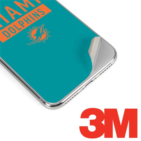 NFL Miami Dolphins Teal Performance Series iPhone XS Max Skin