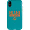 NFL Miami Dolphins Teal Performance Series iPhone XS Pro Case