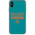 NFL Miami Dolphins Teal Performance Series iPhone XS Skin