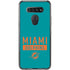 NFL Miami Dolphins Teal Performance Series LG K51/Q51 Clear Case