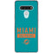NFL Miami Dolphins Teal Performance Series LG Stylo 6 Clear Case