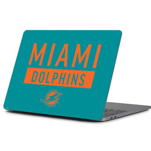 NFL Miami Dolphins Teal Performance Series Apple MacBook Pro 13-inch Skin