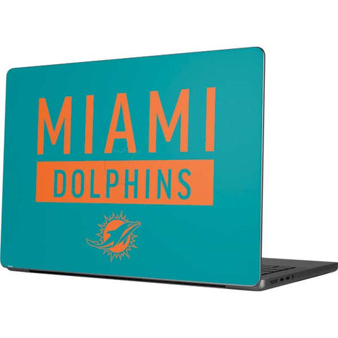 NFL Miami Dolphins Teal Performance Series MacBook Pro 14in (2021-24) Skin