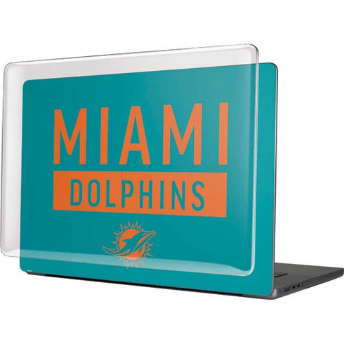 NFL Miami Dolphins Teal Performance Series MacBook Pro 16in (2021-25) Case plus Skin