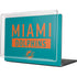 NFL Miami Dolphins Teal Performance Series MacBook Pro 16in (2021-25) Case plus Skin