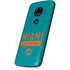 NFL Miami Dolphins Teal Performance Series Moto E5 Play Skin