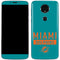 NFL Miami Dolphins Teal Performance Series Moto E5 Plus Skin