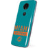 NFL Miami Dolphins Teal Performance Series Moto E5 Plus Skin