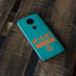 NFL Miami Dolphins Teal Performance Series Moto E5 Plus Skin