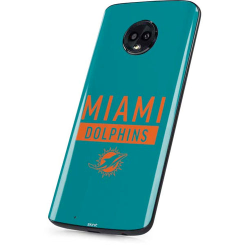 NFL Miami Dolphins Teal Performance Series Moto G6 Skin