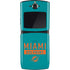 NFL Miami Dolphins Teal Performance Series Motorola RAZR Skin