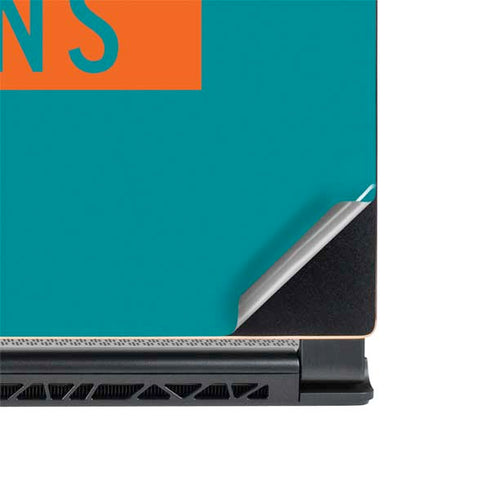 NFL Miami Dolphins Teal Performance Series MSI GS65 Stealth Laptop Skin