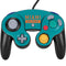 NFL Miami Dolphins Teal Performance Series Nintendo GameCube Controller Skin