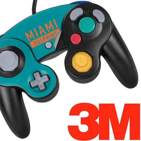 NFL Miami Dolphins Teal Performance Series Nintendo GameCube Controller Skin