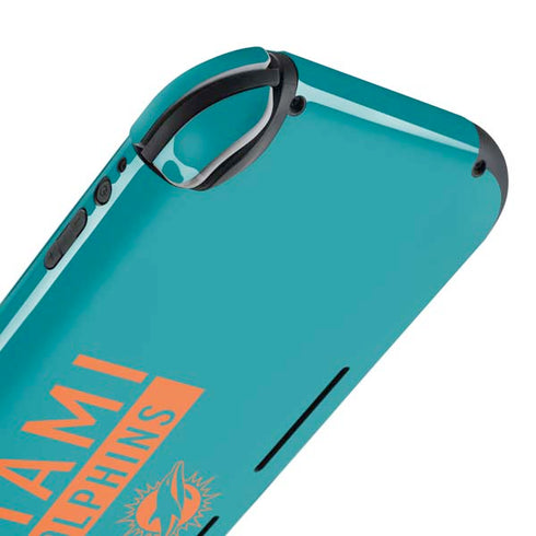 NFL Miami Dolphins Teal Performance Series Nintendo Switch Lite Skin