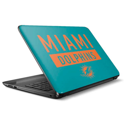 NFL Miami Dolphins Teal Performance Series HP Notebook Skin