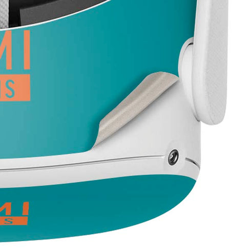 NFL Miami Dolphins Teal Performance Series Oculus Quest 2 Skin
