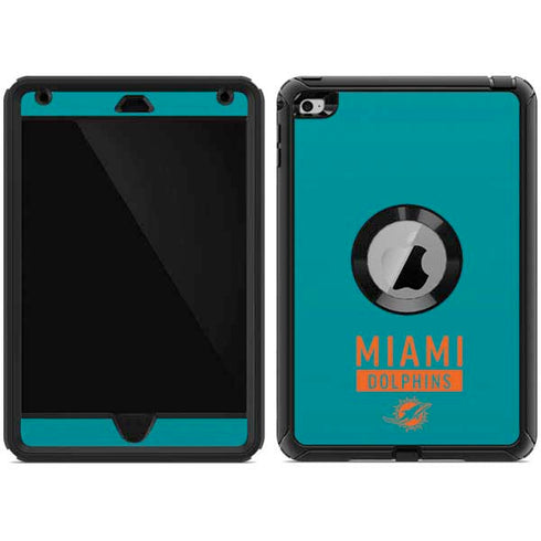 NFL Miami Dolphins Teal Performance Series Otterbox Defender iPad Skin