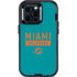 NFL Miami Dolphins Teal Performance Series Otterbox Defender iPhone Skin