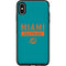 NFL Miami Dolphins Teal Performance Series Otterbox Symmetry iPhone Skin
