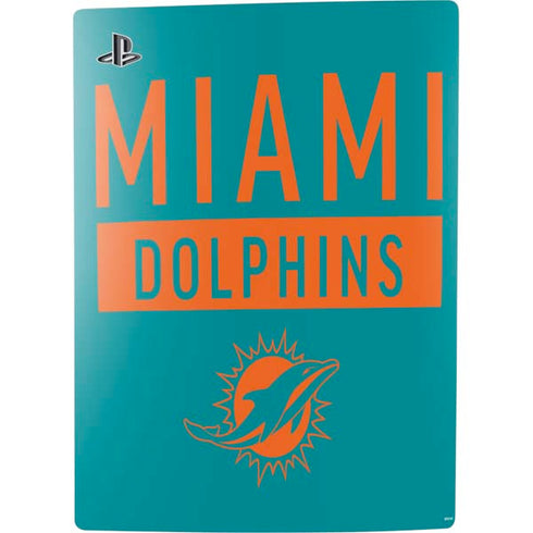 NFL Miami Dolphins Teal Performance Series PS5 Bundle Skin