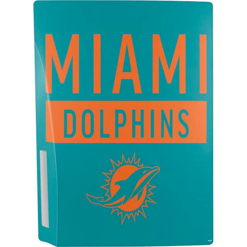 NFL Miami Dolphins Teal Performance Series PS5 Bundle Skin