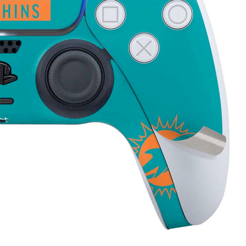 NFL Miami Dolphins Teal Performance Series PS5 Controller Skin