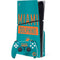 NFL Miami Dolphins Teal Performance Series PS5 Slim Disk Bundle Skin