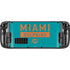 NFL Miami Dolphins Teal Performance Series Steam Deck Handheld Gaming Computer Skin