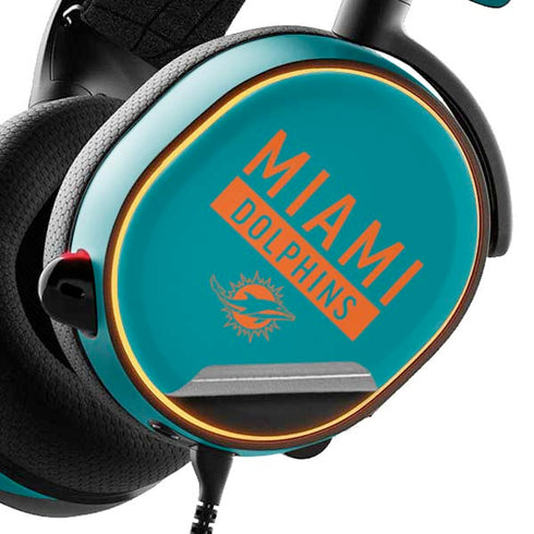 NFL Miami Dolphins Teal Performance Series SteelSeries Arctis 3 Skin