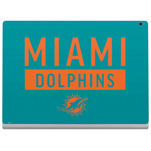 NFL Miami Dolphins Teal Performance Series Surface Book 2 15in Skin