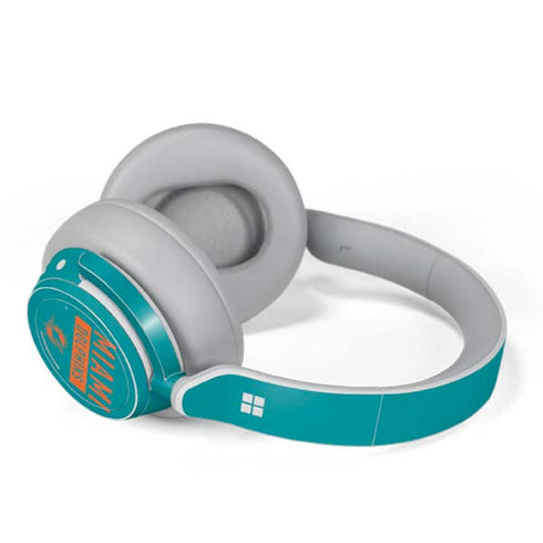 NFL Miami Dolphins Teal Performance Series Surface Headphones Skin