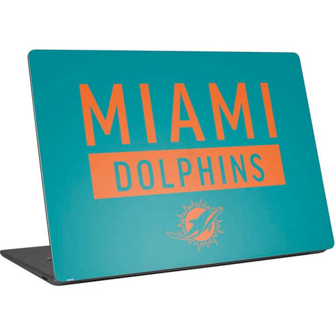 NFL Miami Dolphins Teal Performance Series Surface Laptop 4 15in Skin
