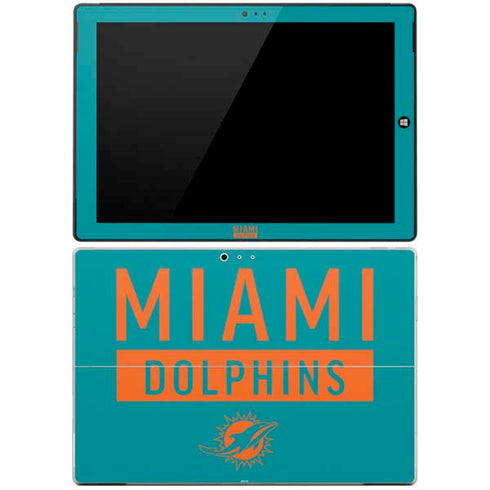 NFL Miami Dolphins Teal Performance Series Surface Pro 3 Skin
