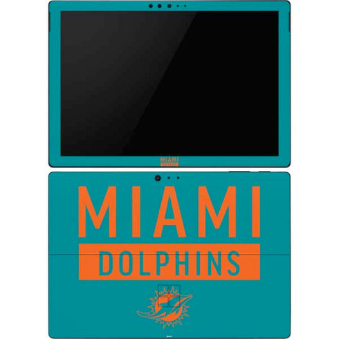 NFL Miami Dolphins Teal Performance Series Surface Pro 6 Skin