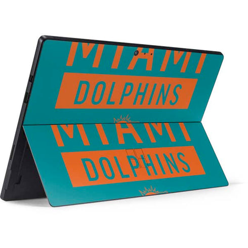 NFL Miami Dolphins Teal Performance Series Surface Pro 6 Skin