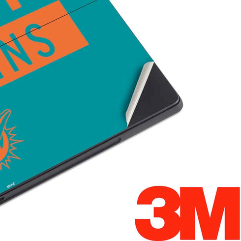 NFL Miami Dolphins Teal Performance Series Surface Pro 6 Skin