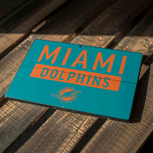 NFL Miami Dolphins Teal Performance Series Surface Pro 6 Skin