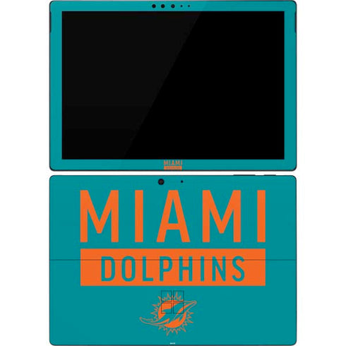 NFL Miami Dolphins Teal Performance Series Surface Pro 7 Skin