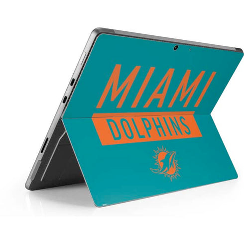 NFL Miami Dolphins Teal Performance Series Surface Pro 8 Skin