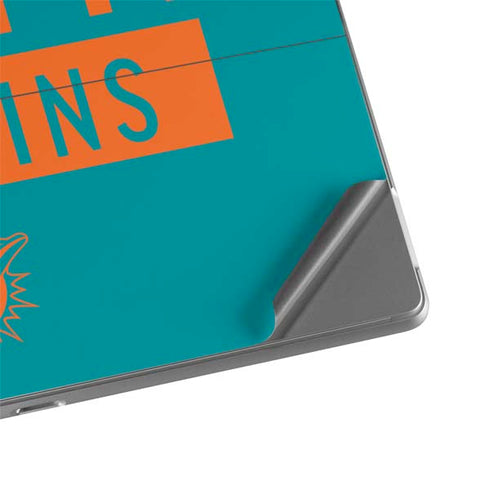 NFL Miami Dolphins Teal Performance Series Surface Pro 8 Skin