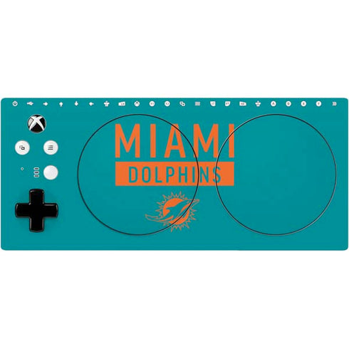 NFL Miami Dolphins Teal Performance Series Xbox Adaptive Controller Skin