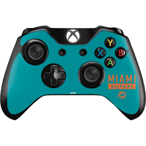 NFL Miami Dolphins Teal Performance Series Xbox One Controller Skin