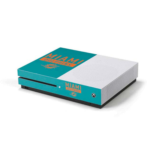 NFL Miami Dolphins Teal Performance Series Xbox One S Console Skin