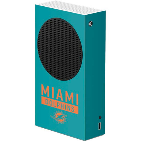 NFL Miami Dolphins Teal Performance Series Xbox Series S Console Skin