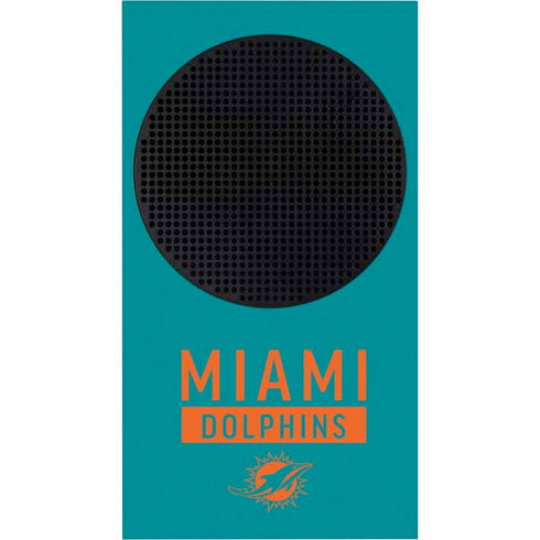 NFL Miami Dolphins Teal Performance Series Xbox Series S Console Skin